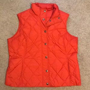 Land’s End Down Filled Quilted Button Down Vest